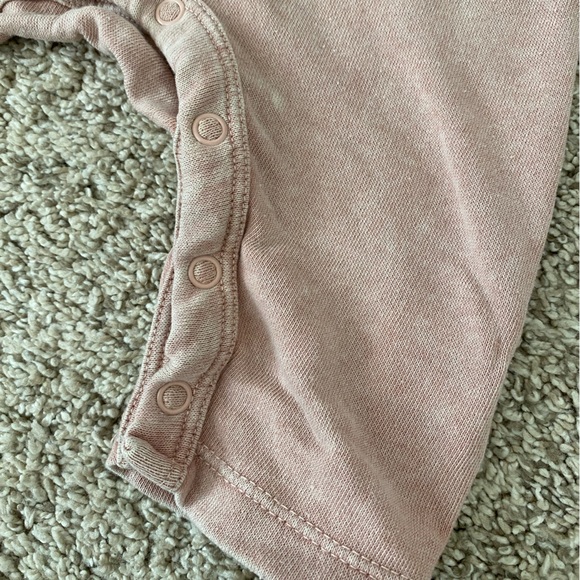 Grayson Mini baby girl pink one piece ruffle romper jumper size newborn - Picture 3 of 8